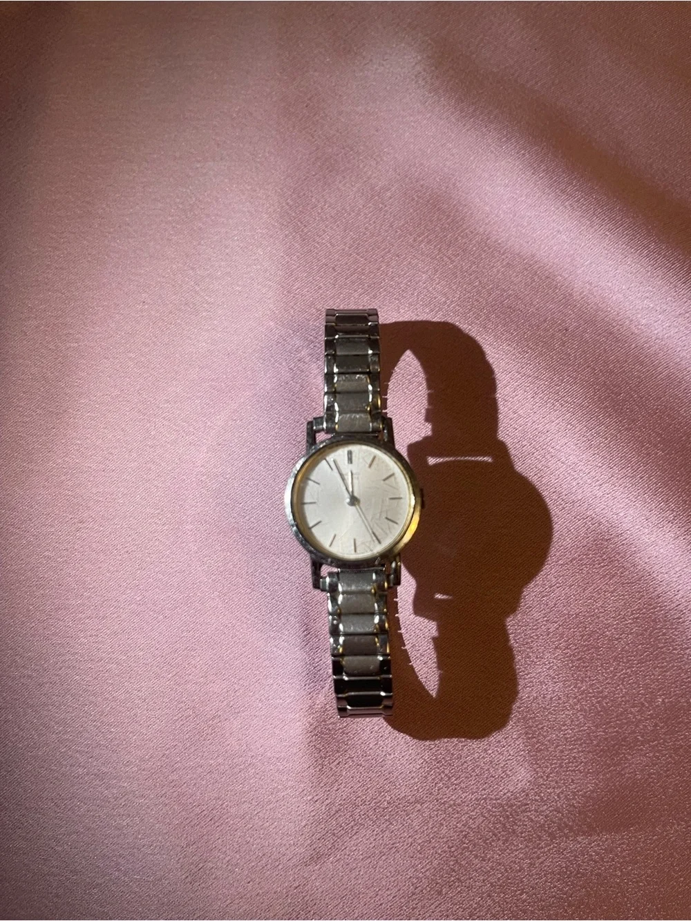 Seiko Silver Stainless Steel Women's Watch with White Dial